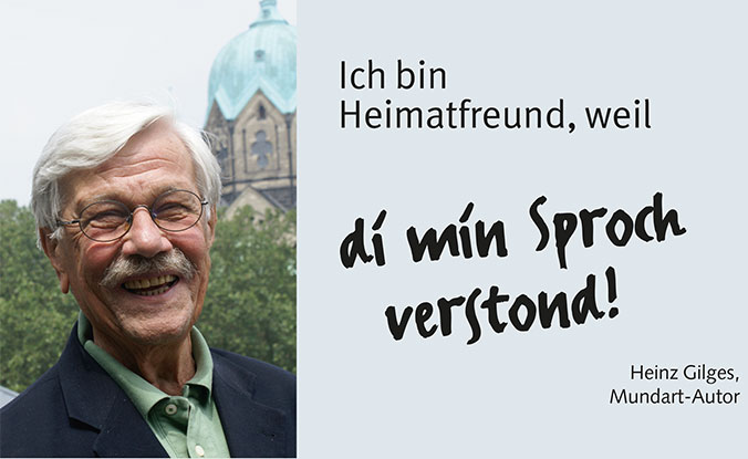 Heinz Gilges ist Heimatfreund.