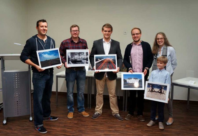 von links nach rechts: Robin Steinkläubl, Marc Tups, Christian Franke, Simeon Breuer, Prisca Napp-Saarbourg, Fritz Werner