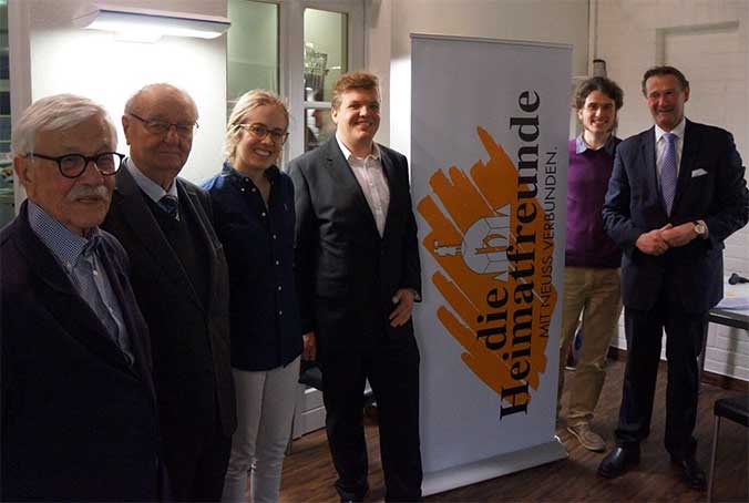 v.links: Heinz Gilges, Dr. Heinz-Günther Hüsch, Prisca Napp-Saarbourg, Maximilian Weiß, Jean Heidbüchel, Christoph Napp-Saarbourg